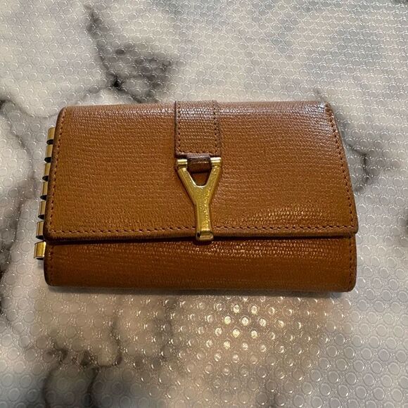 YSL Key Holder\Key Case Brown - Picture 1 of 11